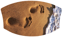 DNSWILL 127 Beach Footprints